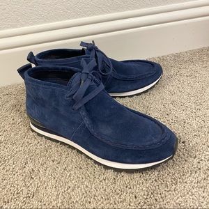 Tory Burch Sport Women’s Navy Suede High Sneakers